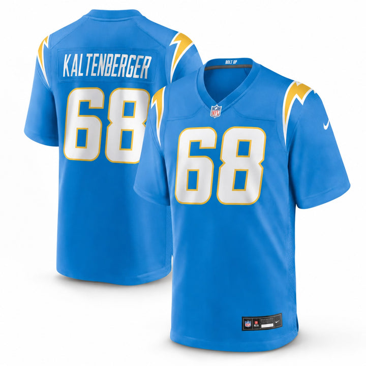Los Angeles Chargers Josh Kaltenberger Polyester Game Jersey
