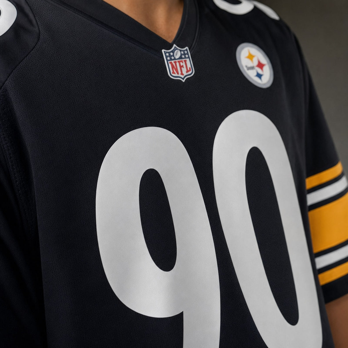 Pittsburgh Steelers T.J. Watt Black Game Jersey - 4