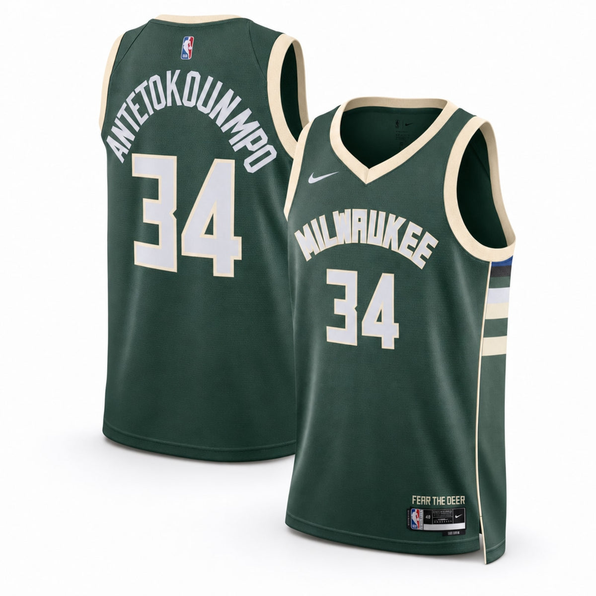 Giannis Antetokounmpo Milwaukee Bucks Icon Edition Jersey - 1