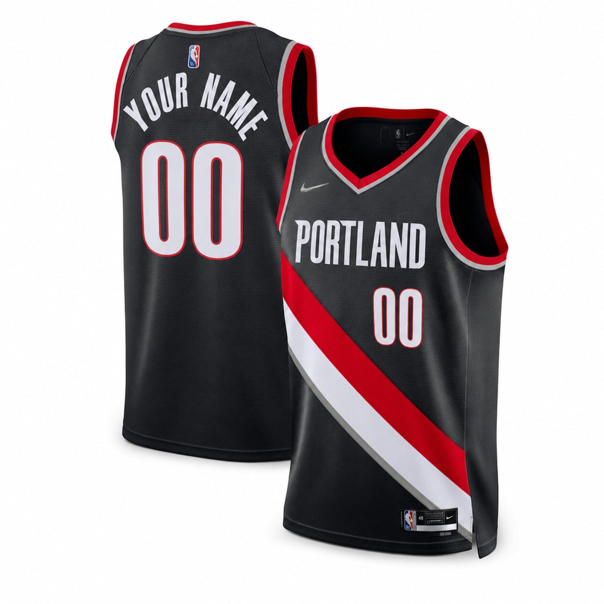 Portland Trail Blazers Custom Icon Swingman Jersey - 1