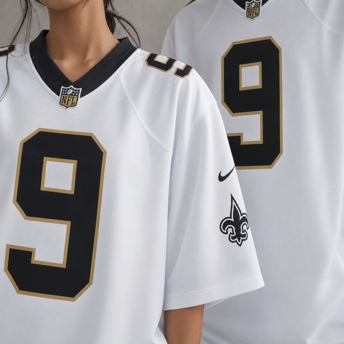 New Orleans Saints Drew Brees Polyester Game Jersey - 4