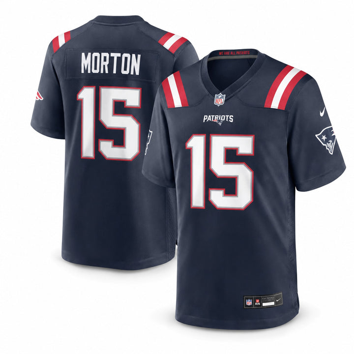 New England Patriots Behren Morton Game Jersey Loose Fit