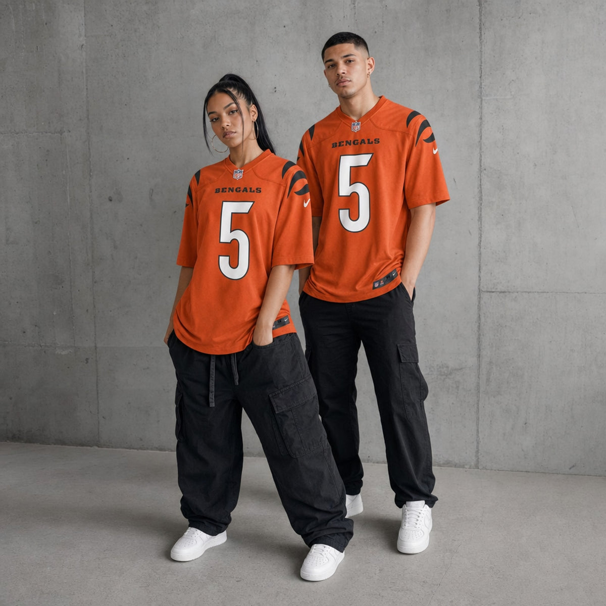 Cincinnati Bengals Tee Higgins Polyester Game Jersey - 3