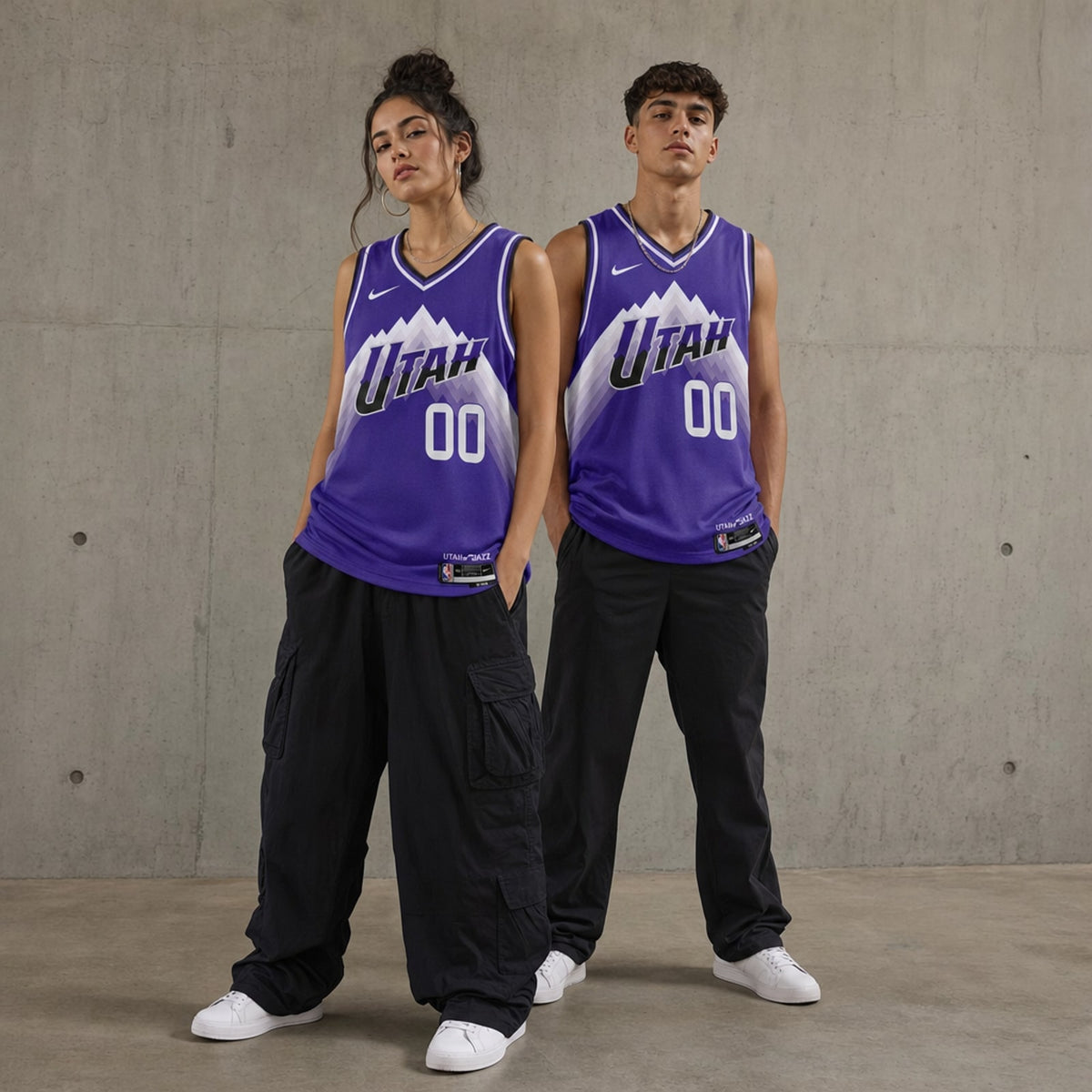 Utah Jazz Custom City Edition Swingman Jersey - 3
