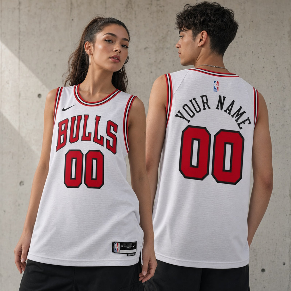 Chicago Bulls Customized Association Swingman Jersey - 2