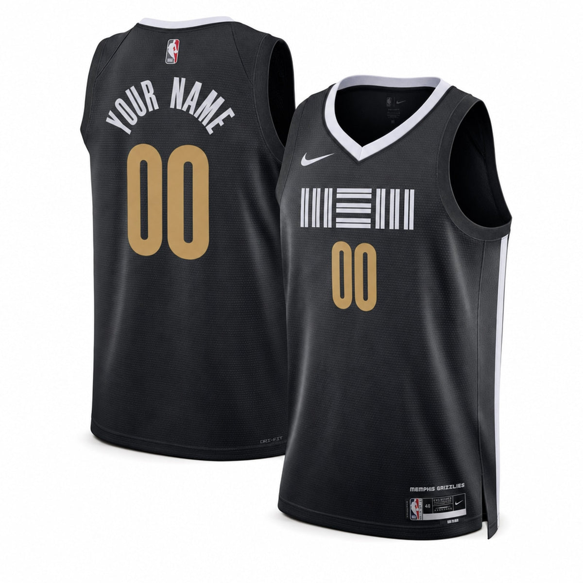 Memphis Grizzlies Unisex City Edition Custom Swingman Jersey - 1