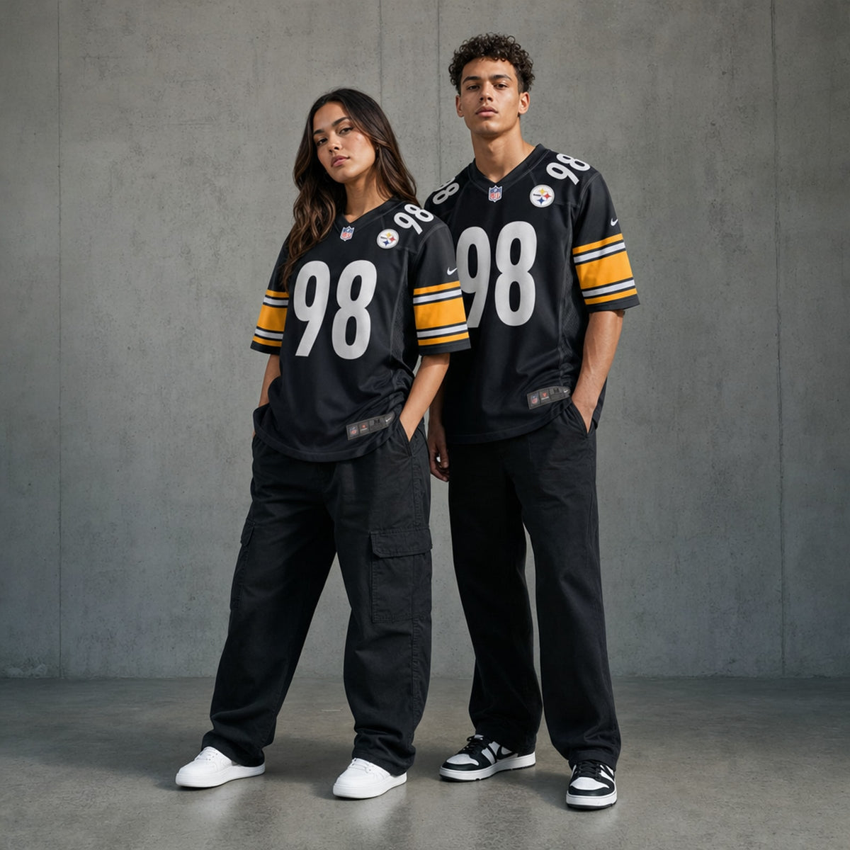 Pittsburgh Steelers DeMarvin Leal Game Jersey - 3