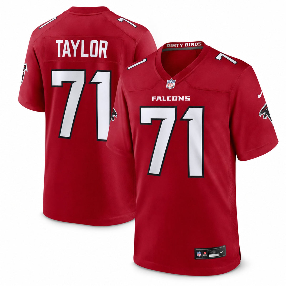 Atlanta Falcons Jawaan Taylor Game Jersey - 1
