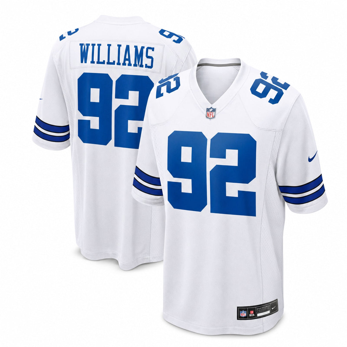 Dallas Cowboys Quinnen Williams Navy Game Jersey - 5