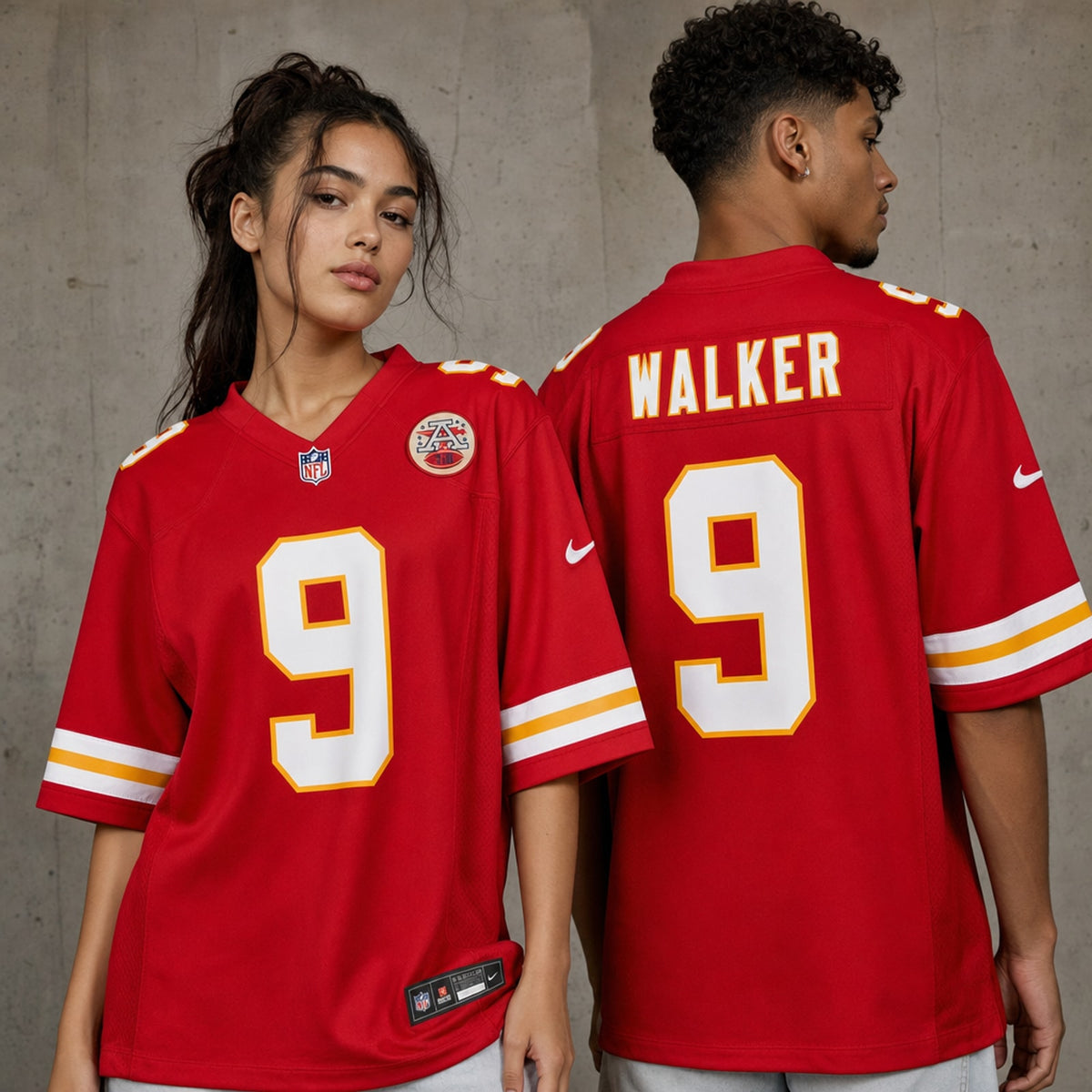 Kansas City Chiefs Kenneth Walker Iii Polyester Game Jersey - 2