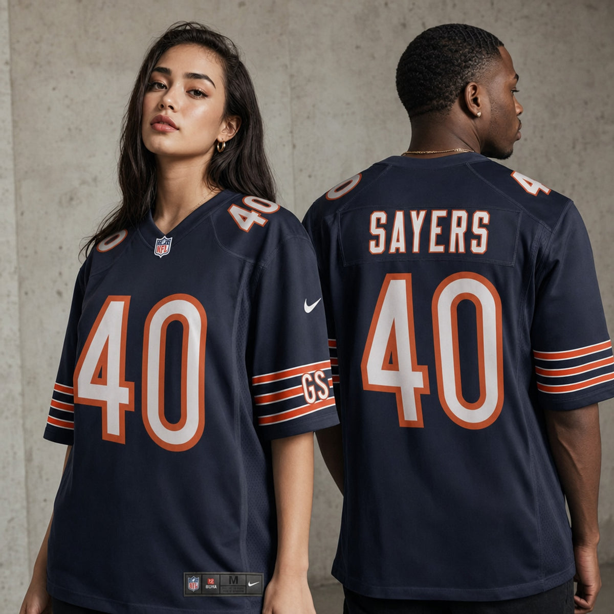 Chicago Bears Gale Sayers Retired Player Game Jersey - 2
