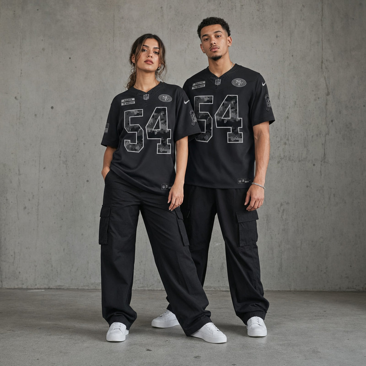 San Francisco 49ers Fred Warner Stitched Tribute Jersey - 3