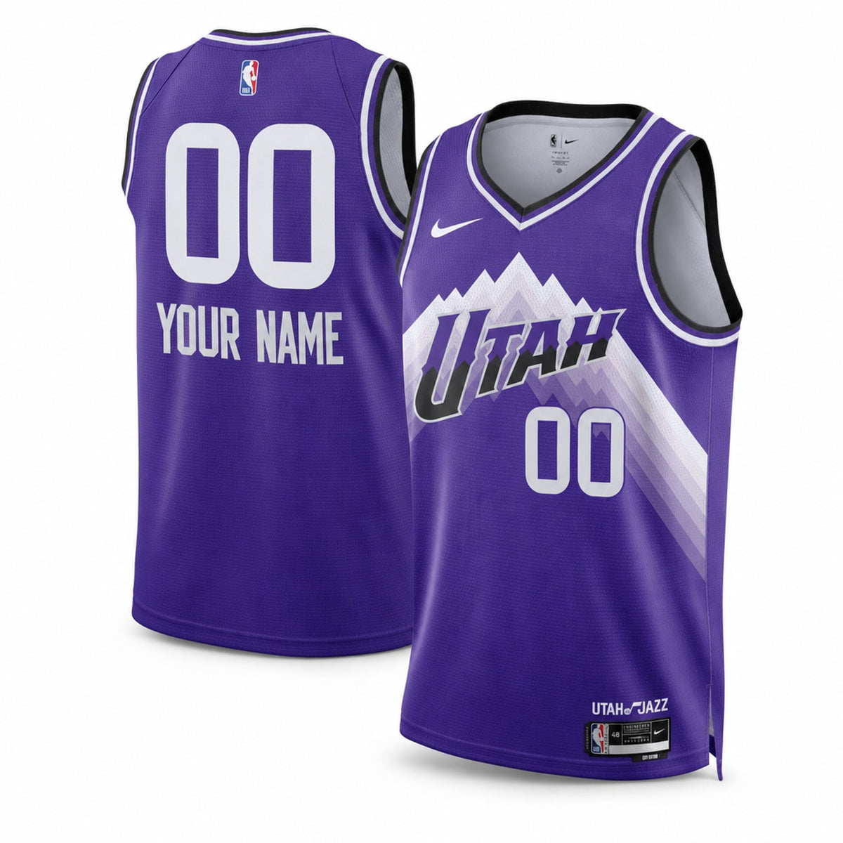 Utah Jazz Custom City Edition Swingman Jersey - 1
