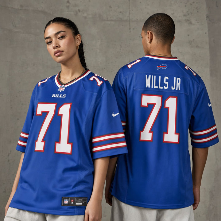 Buffalo Bills Jedrick Wills Jr. Game Jersey