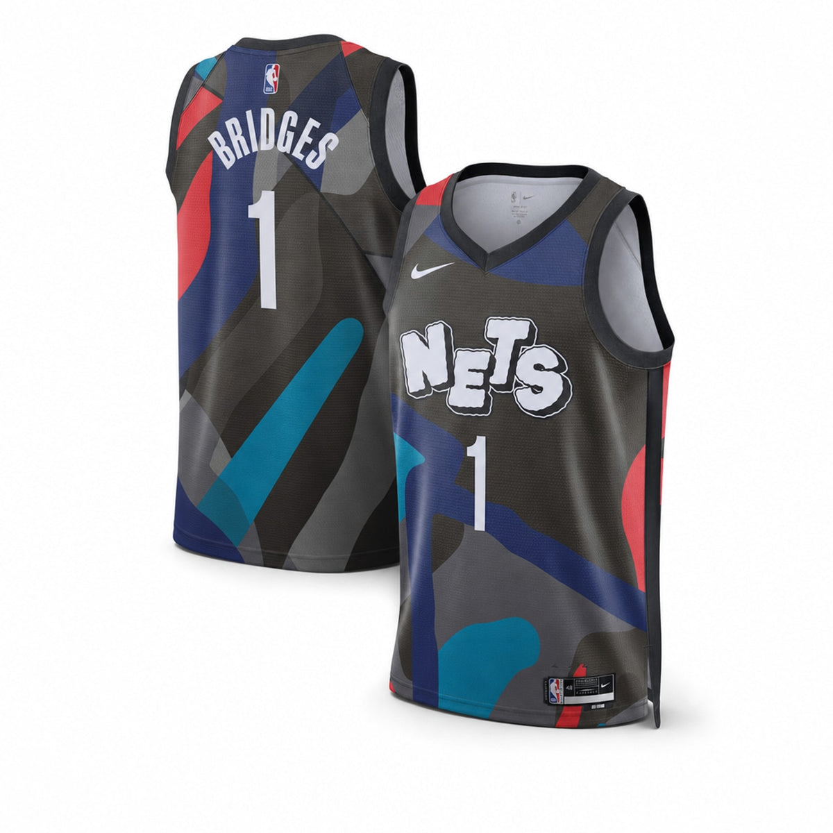 Brooklyn Nets Mikal Bridges City Edition Swingman Jersey - 1
