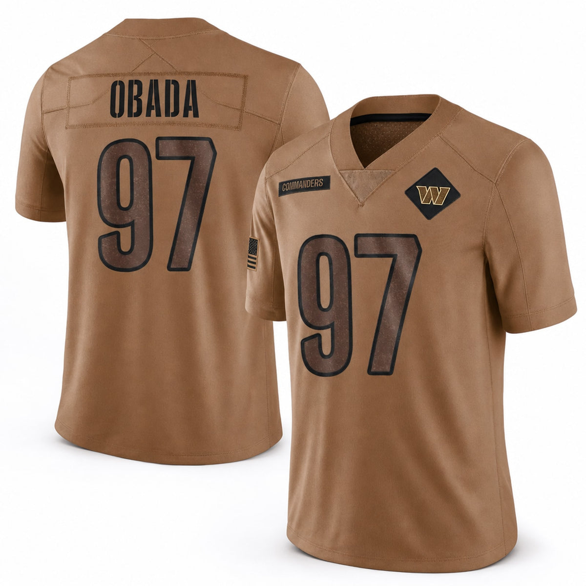 W.Commanders Efe Obada Salute To Service Limited Jersey - 1
