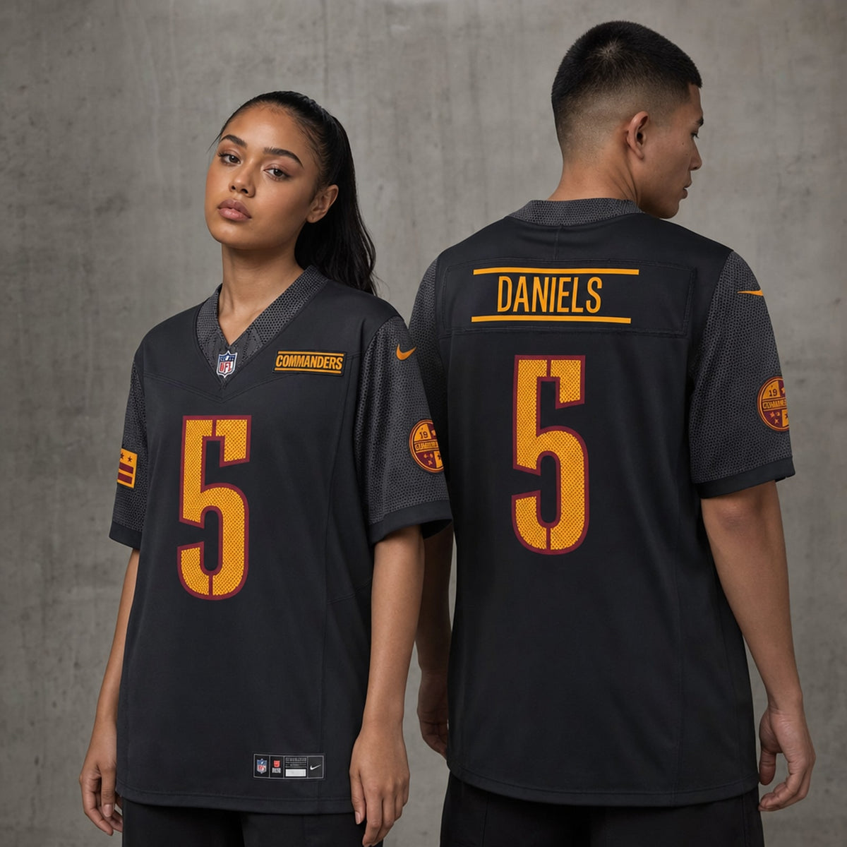 Jayden Daniels Washington Commanders Polyester Jersey - 2