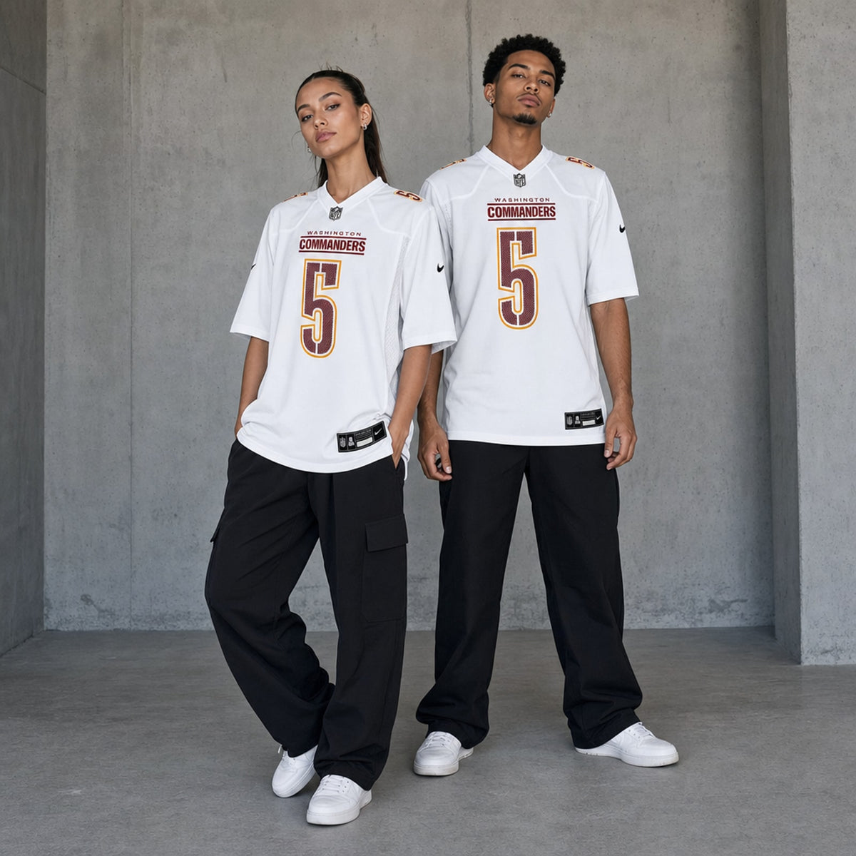Jayden Daniels Washington Commanders Stitched Polyester Jersey - 3