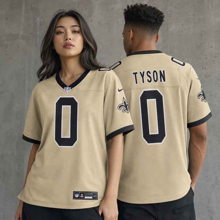 New Orleans Saints Jordyn Tyson Gold Game Jersey