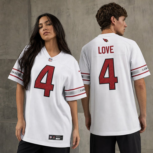 Arizona Cardinals Jeremiyah Love White Game Player Jersey - 2