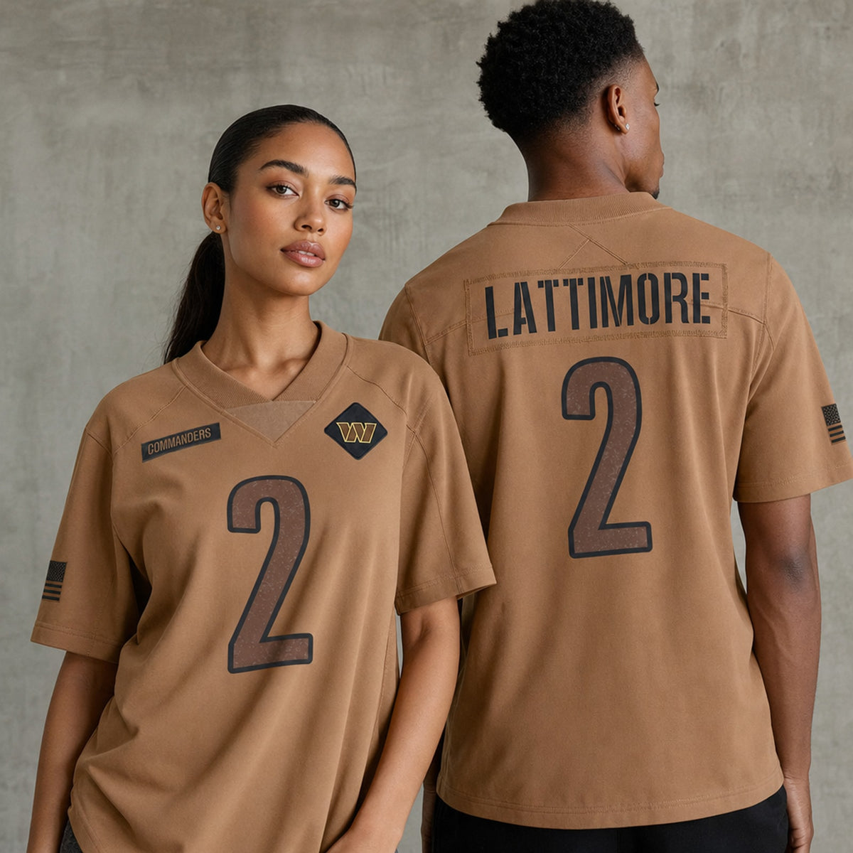 W.Commanders Marshon Lattimore Salute To Service Jersey - 2