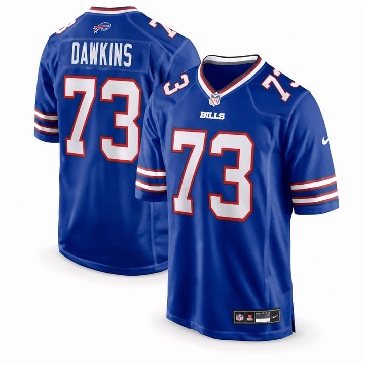 Buffalo Bills Dion Dawkins Game Jersey Loose Fit