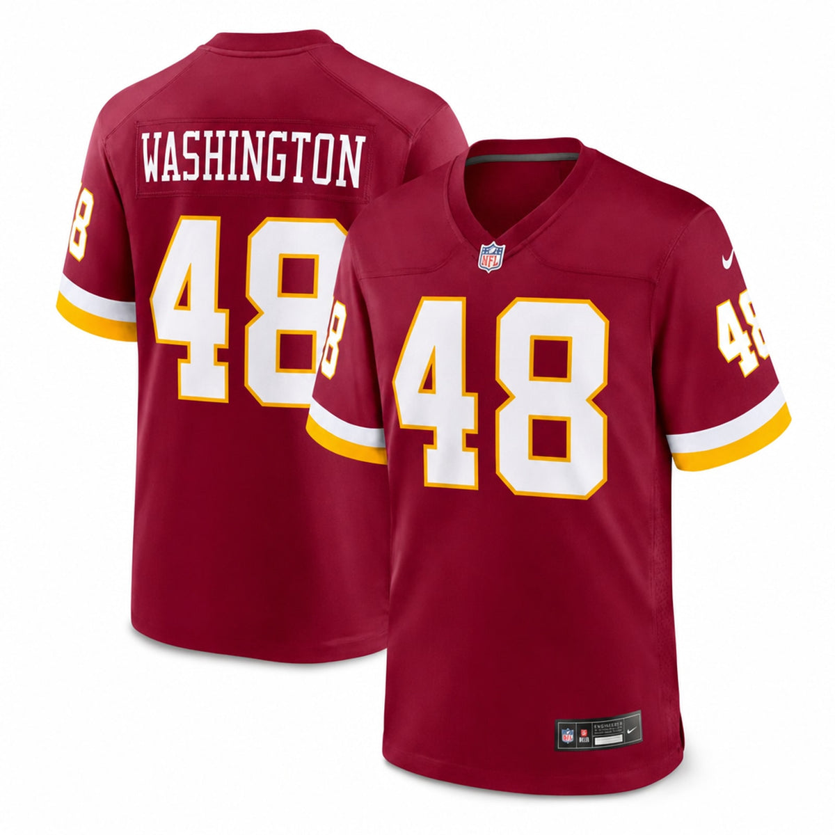 Washington Commanders Joshua Josephs Game Jersey - 1