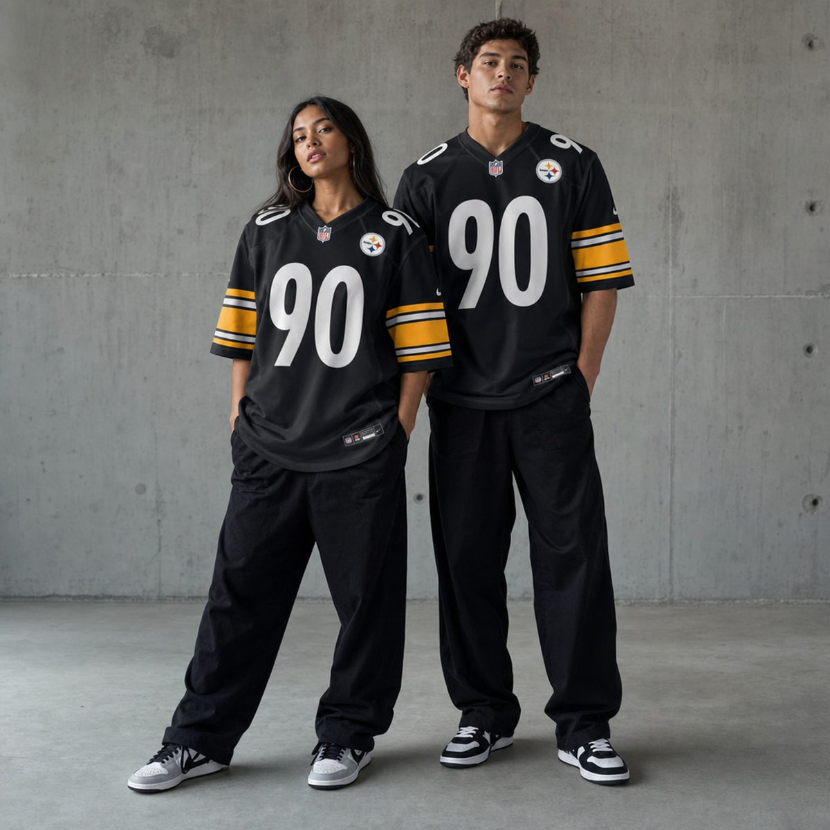 Pittsburgh Steelers T.J. Watt Black Game Jersey - 3