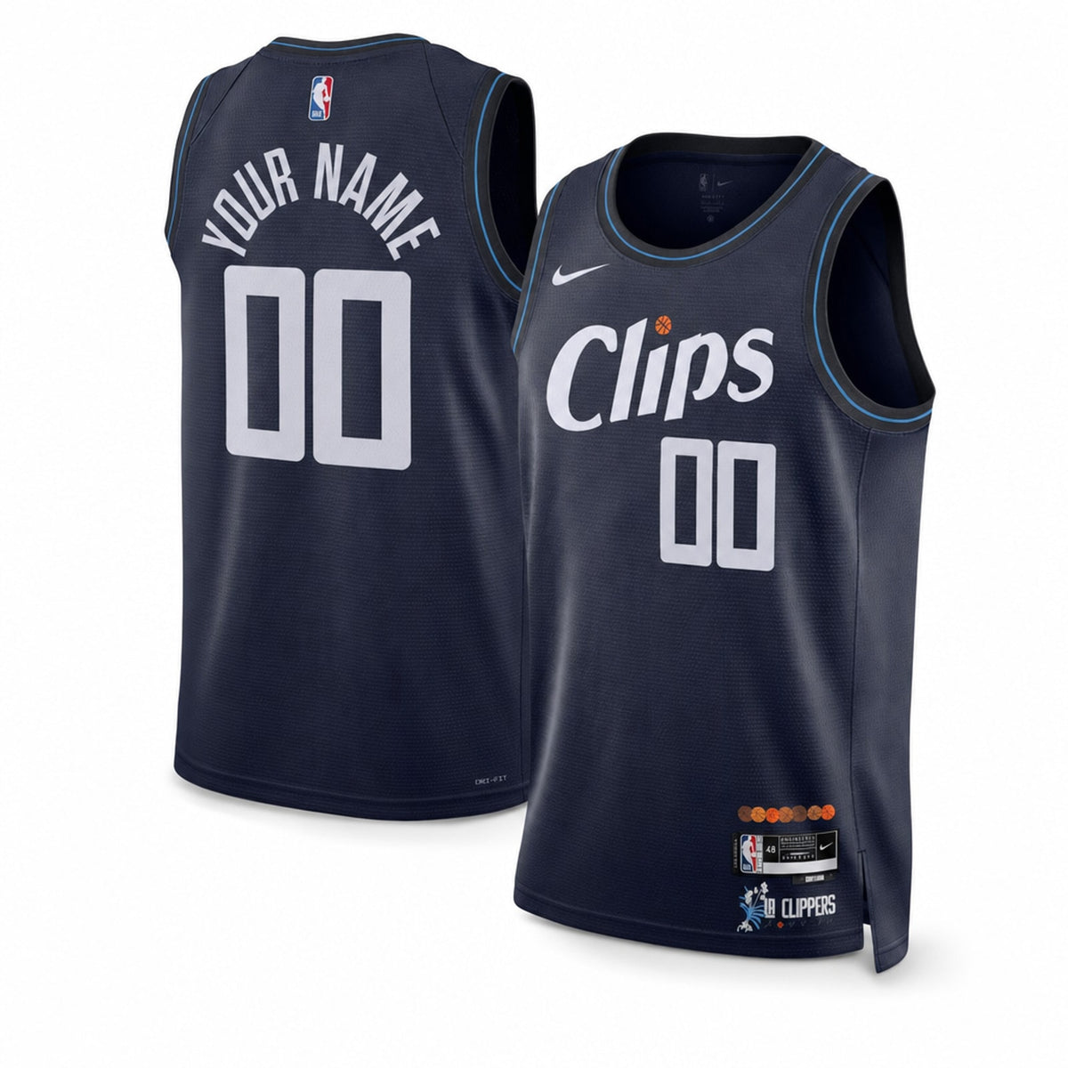 LA Clippers Custom Swingman City Edition Jersey - 1