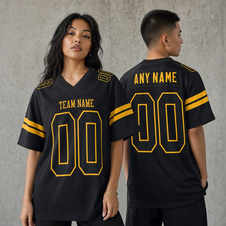 Polyester Football Jersey Personalized Name Number Shirt