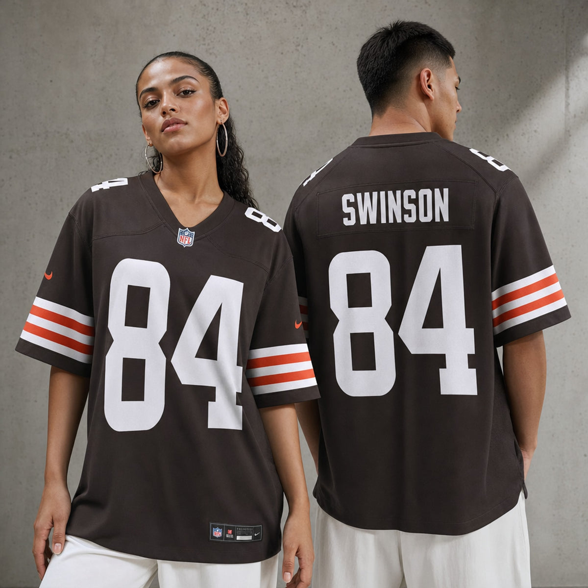 Cleveland Browns Messiah Swinson Game Jersey Loose Fit - 2