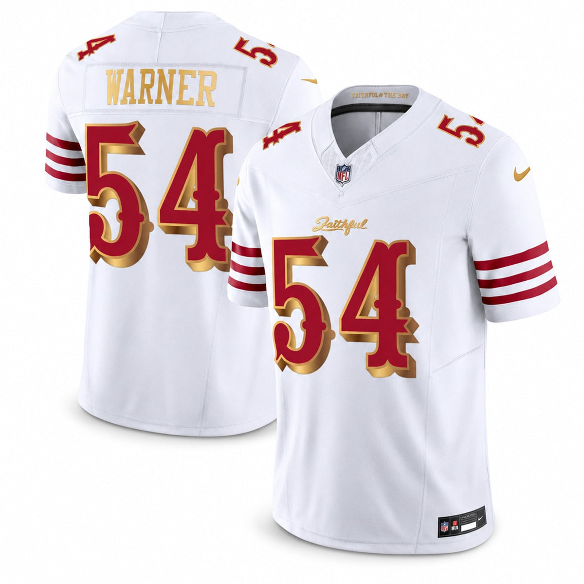 San Francisco 49ers Fred Warner Men's Rivalries Limited Jersey - 1