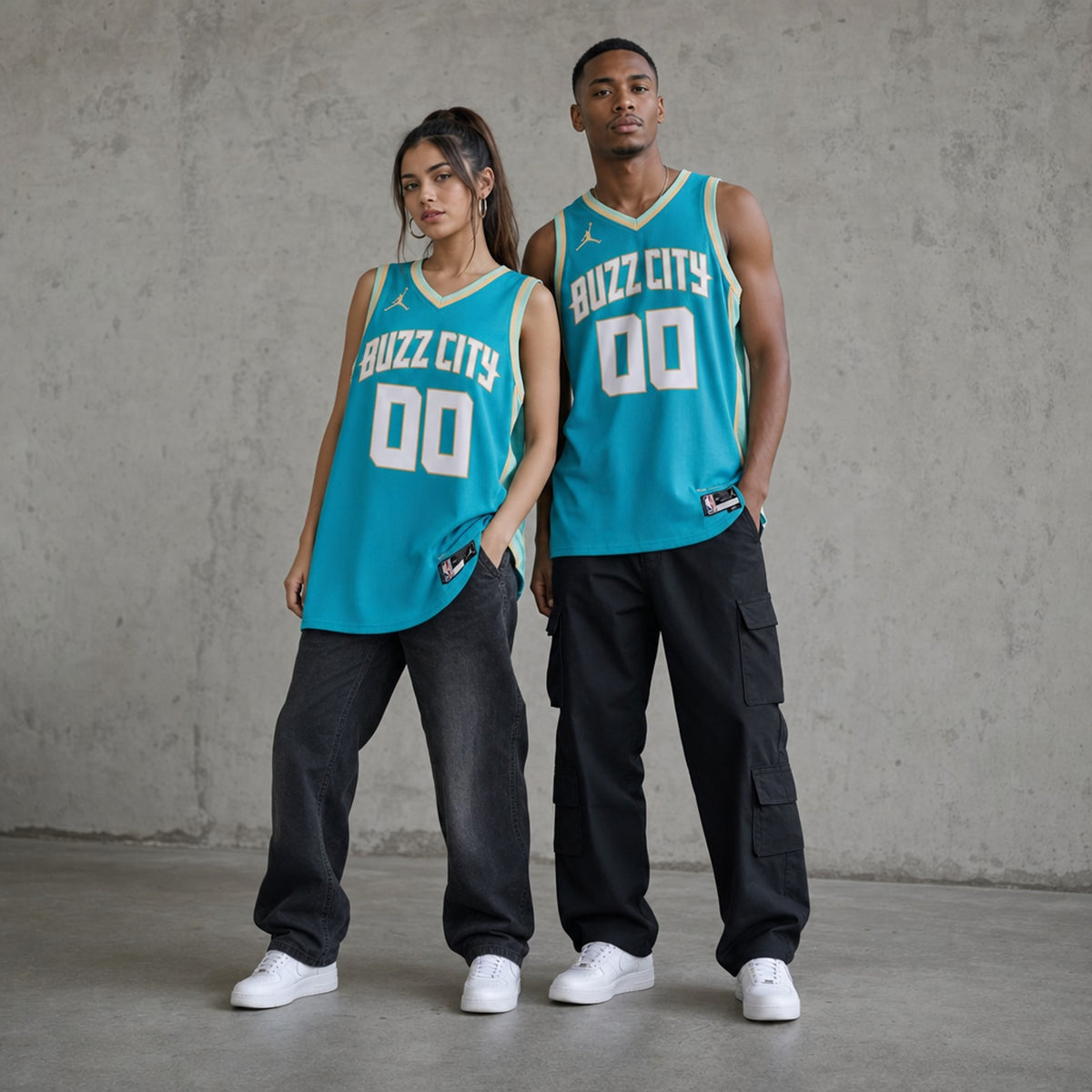 Charlotte Hornets Unisex Custom City Edition Swingman Jersey - 3