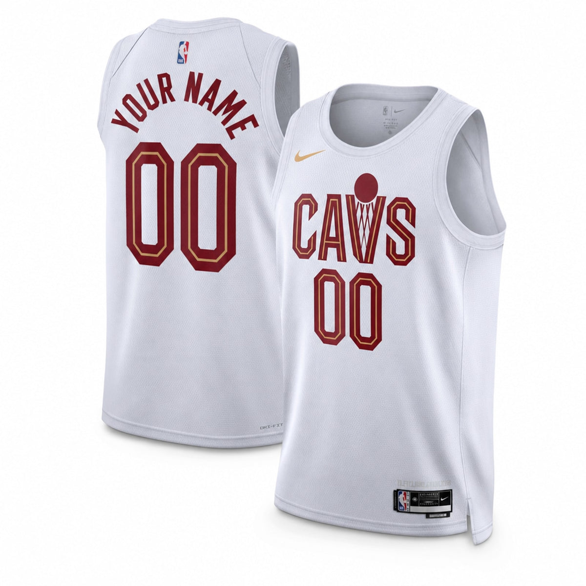 Cleveland Cavaliers Unisex Association Swingman Custom Jersey - 1