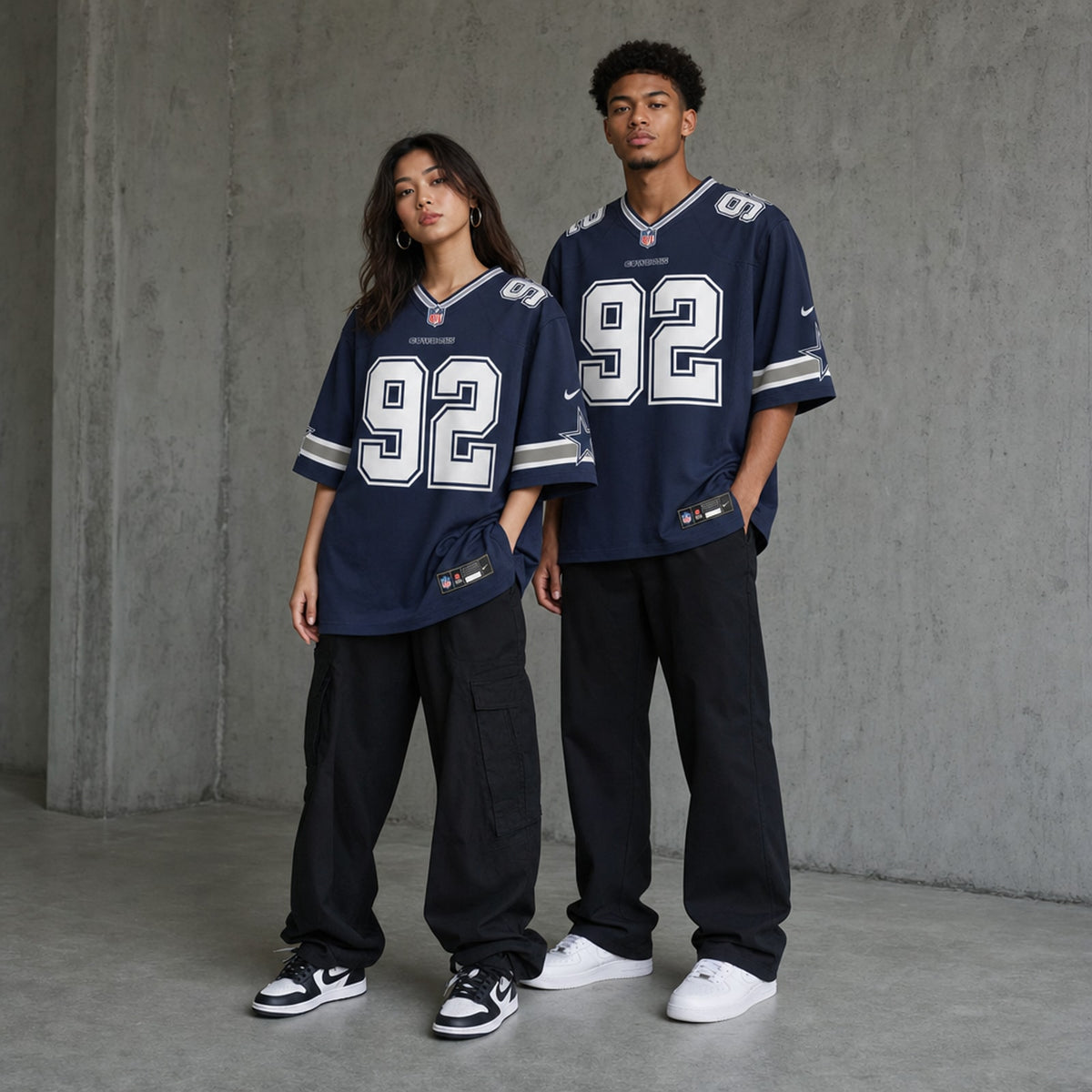 Dallas Cowboys Quinnen Williams Navy Game Jersey - 3