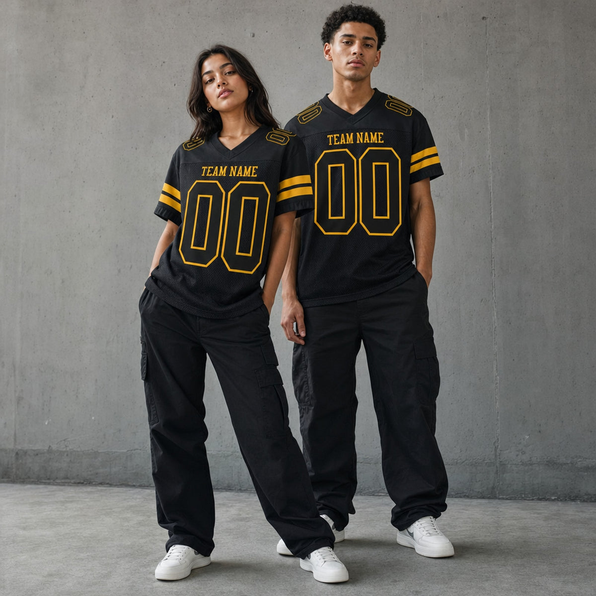 Polyester Football Jersey Athletic Fit - 3
