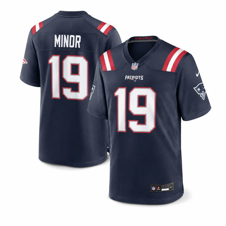 New England Patriots Kobee Minor Recycled Polyester Game Jersey