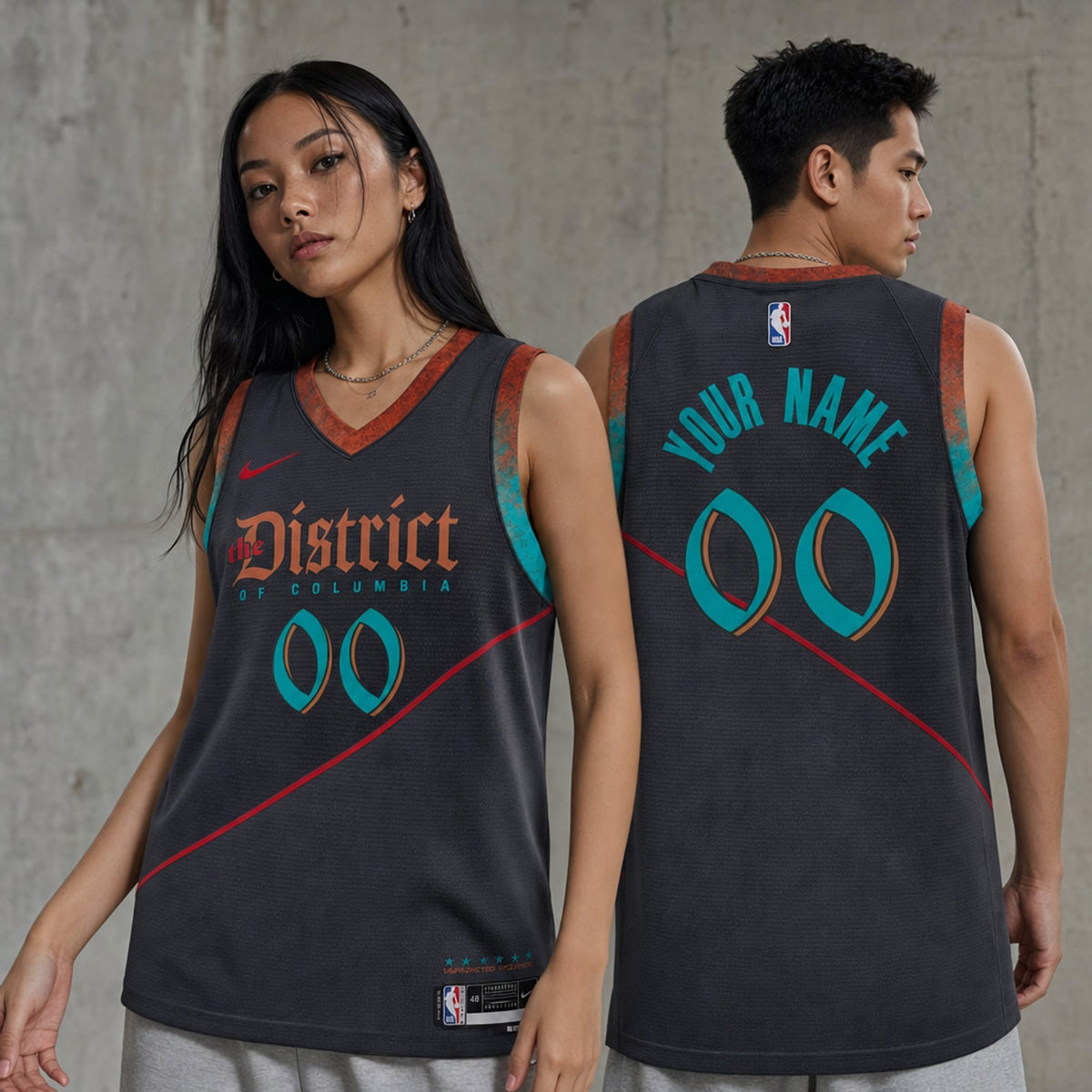 Washington Wizards 2023/24 City Edition Custom Swingman Jersey - 2