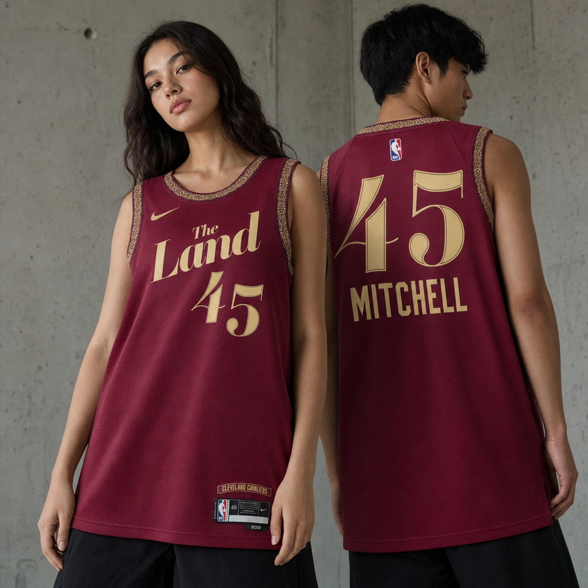 Cleveland Cavaliers Donovan Mitchell City Edition Swingman Jersey - 2
