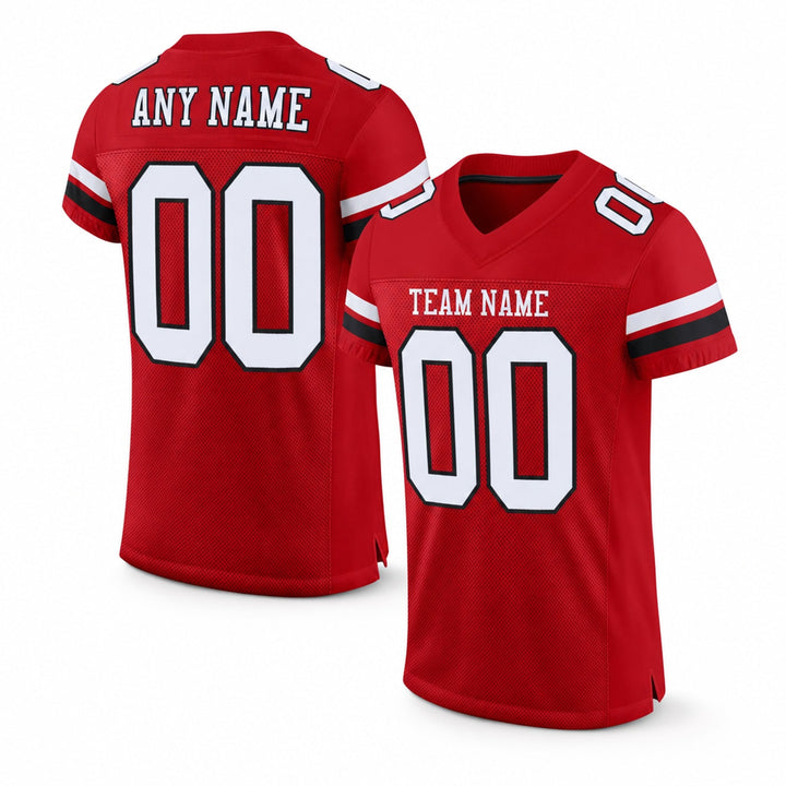 Polyester Football Jersey Personalized Name Number Shirt