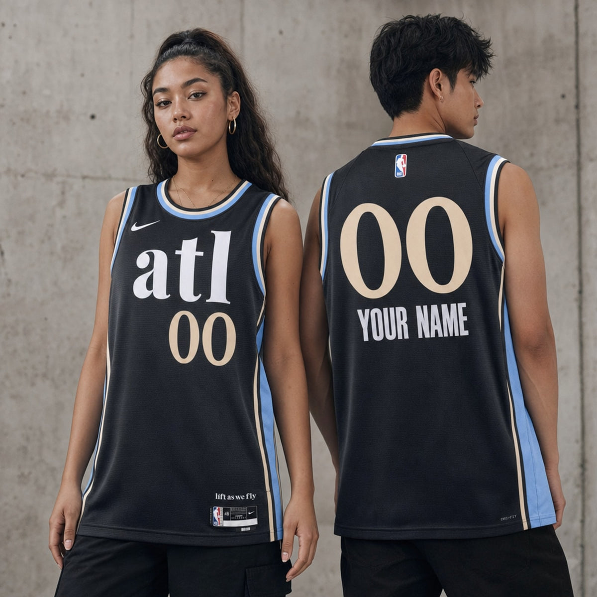 Atlanta Hawks Custom City Edition Swingman Jersey - 2