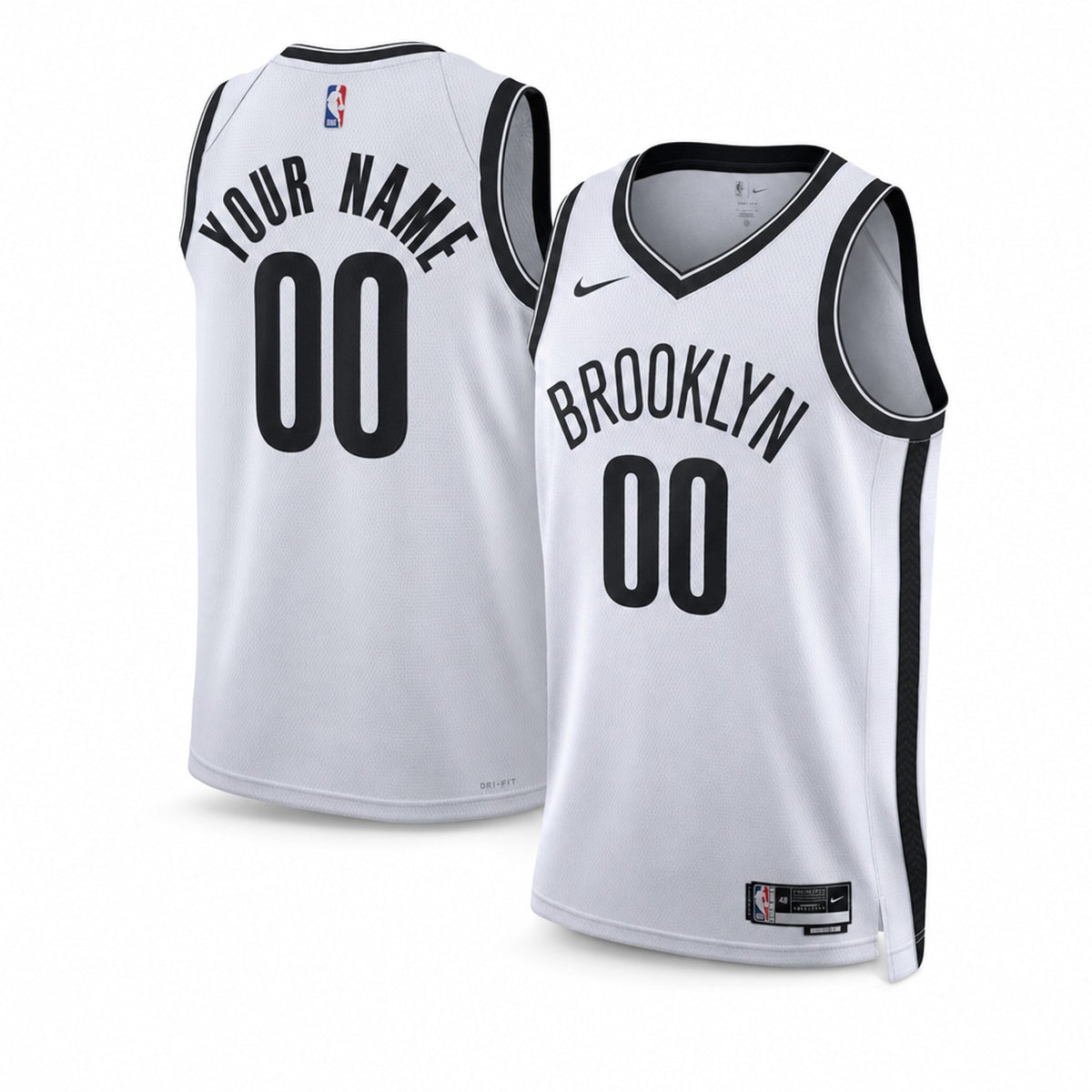 Brooklyn Nets Custom Association Jersey - 1