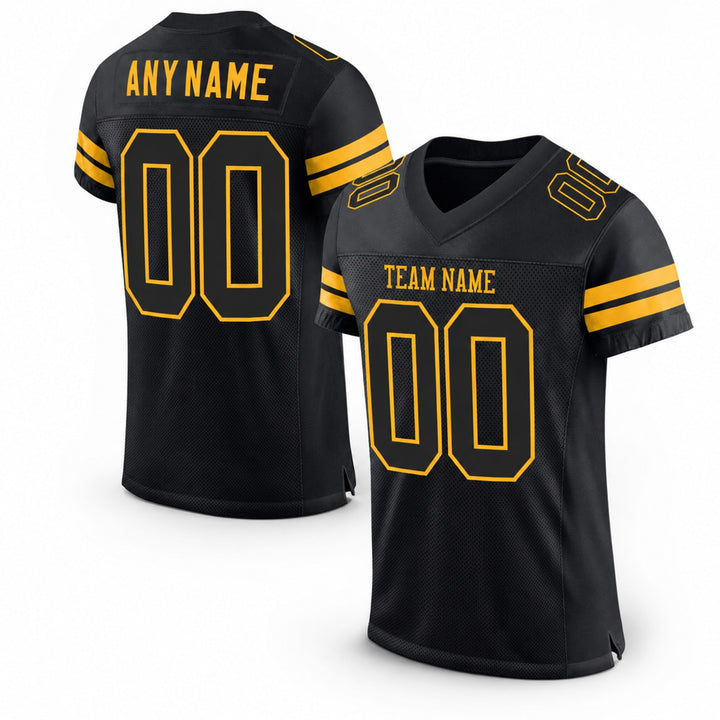 Polyester Football Jersey Personalized Name Number Shirt