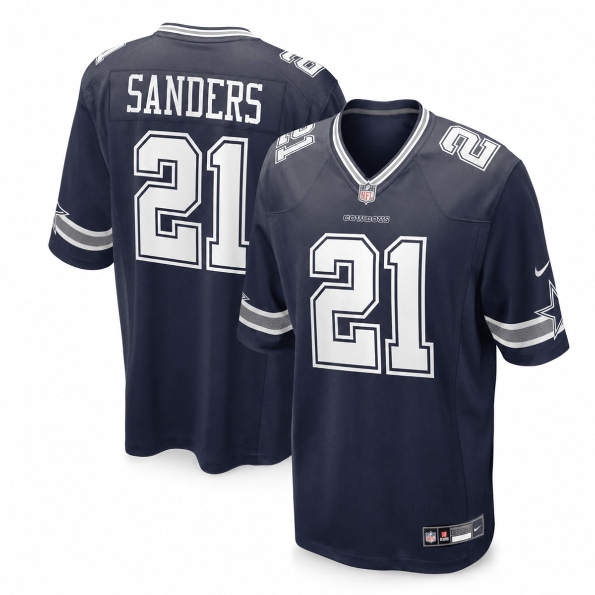 Dallas Cowboys Deion Sanders Game Jersey - 1