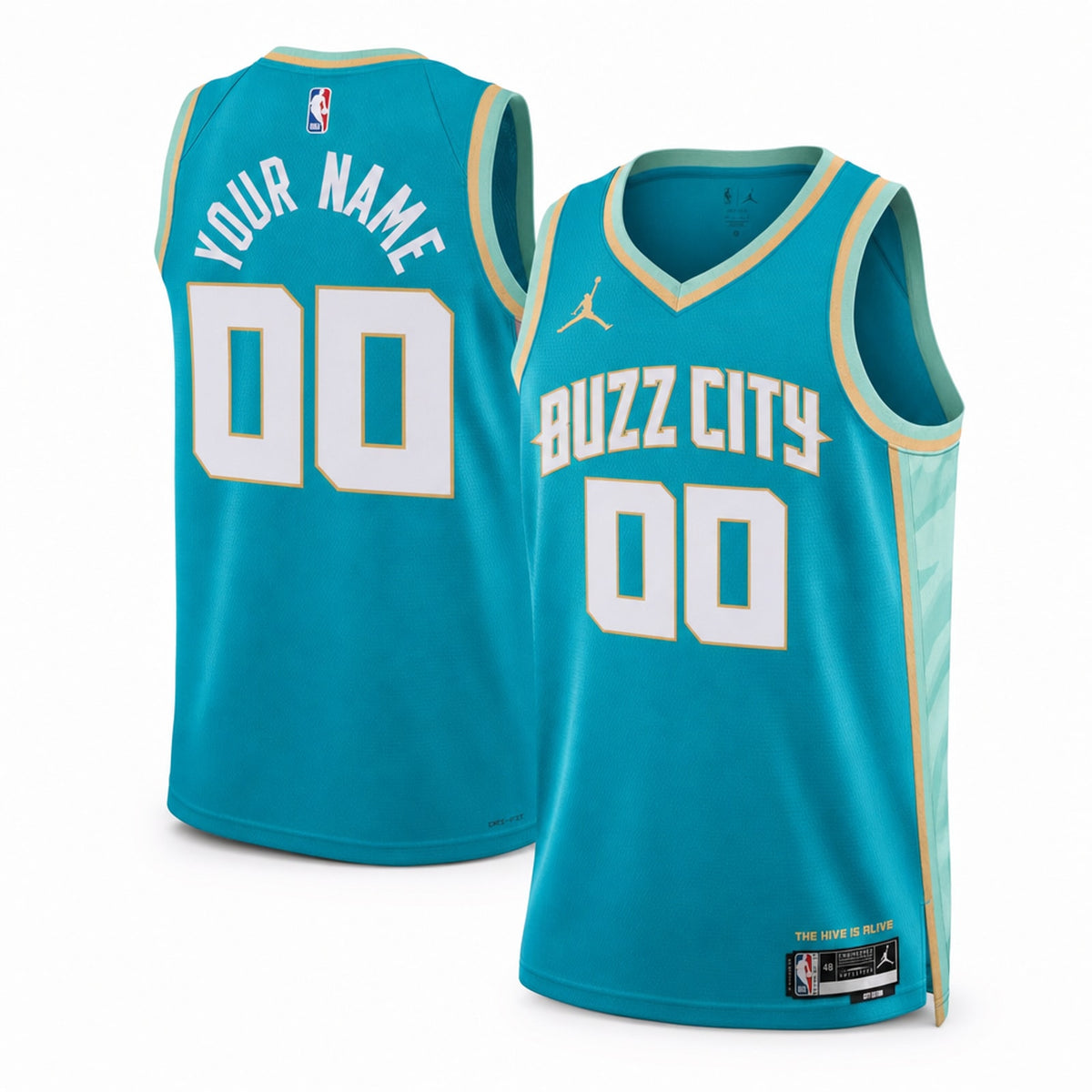 Charlotte Hornets Unisex Custom City Edition Swingman Jersey - 1