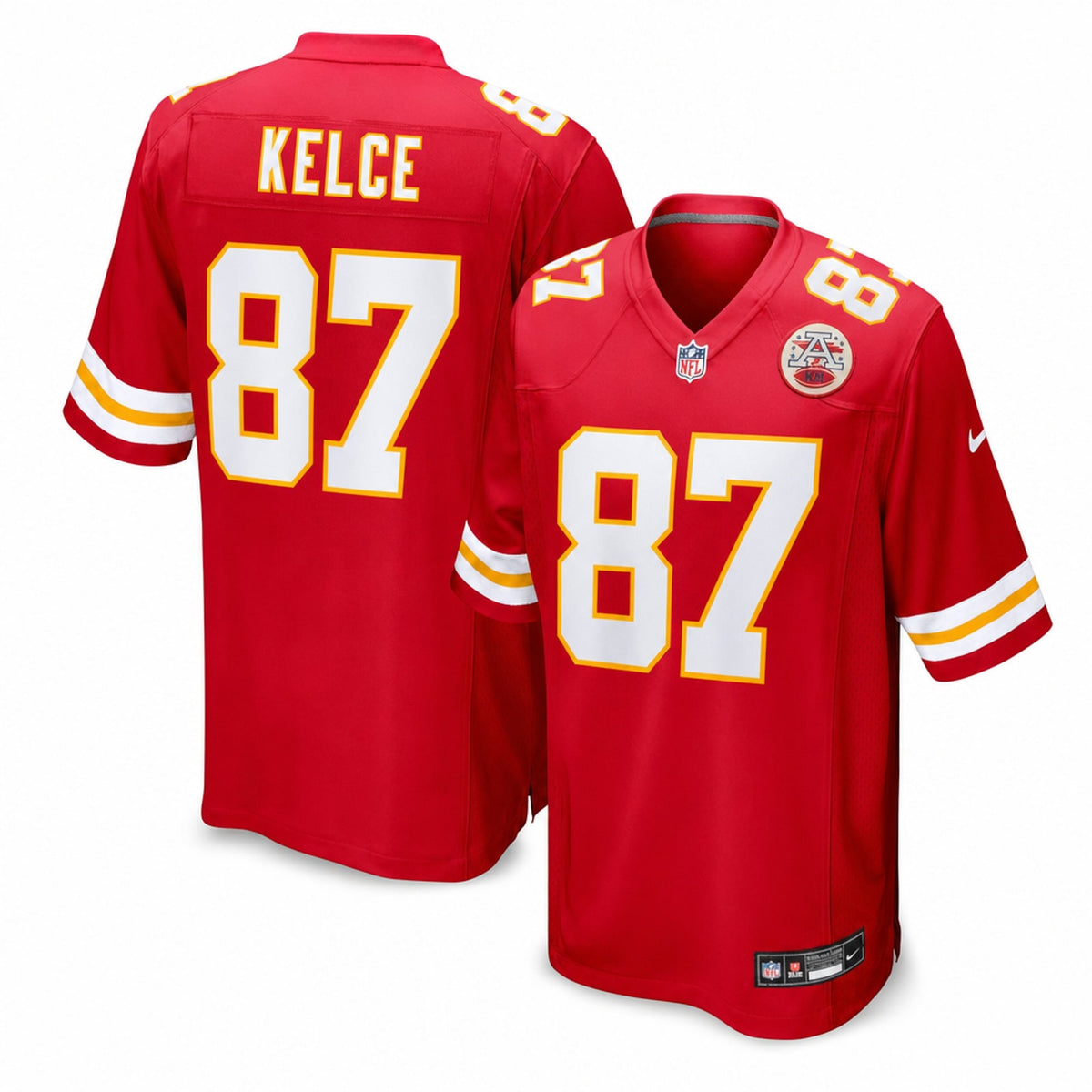 Kansas City Chiefs Travis Kelce Game Jersey - 1
