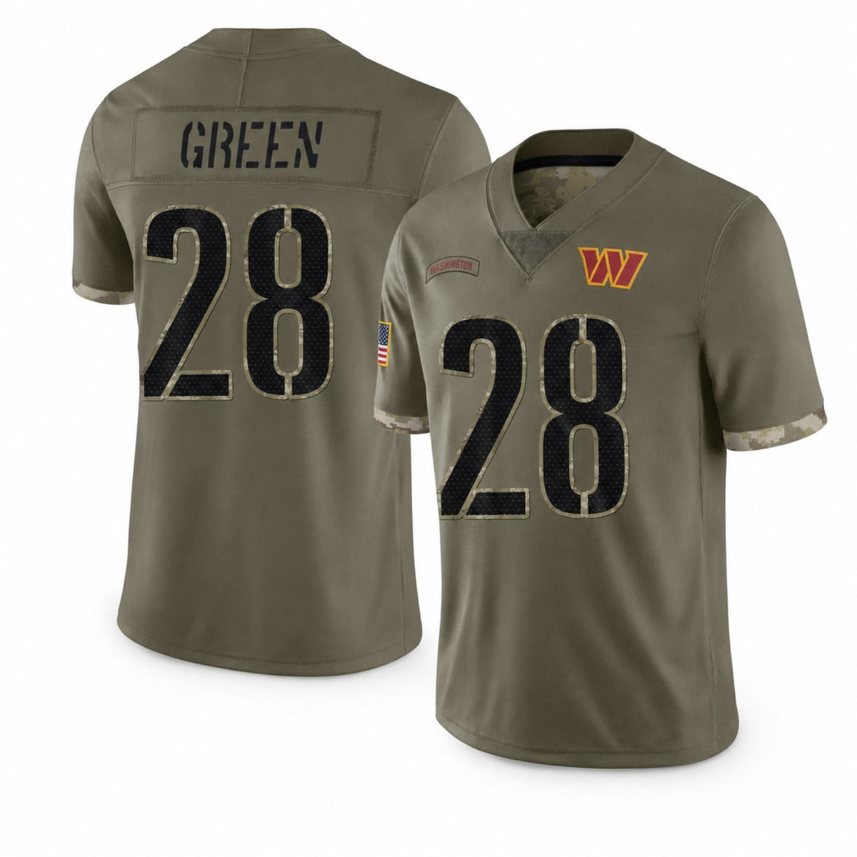 W.Commanders Darrell Green Salute To Service Limited Jersey - 1