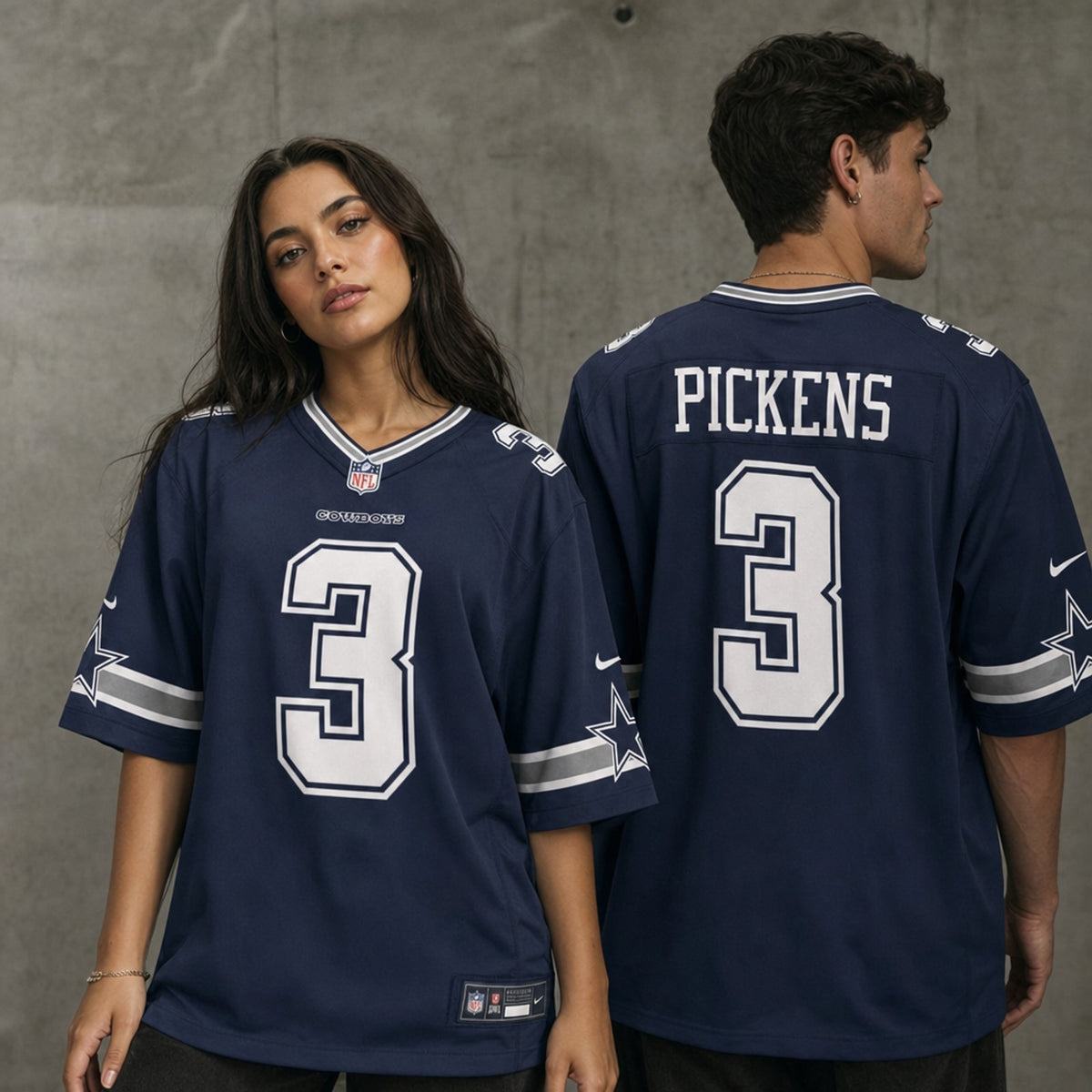 Dallas Cowboys George Pickens Navy Game Jersey - 2