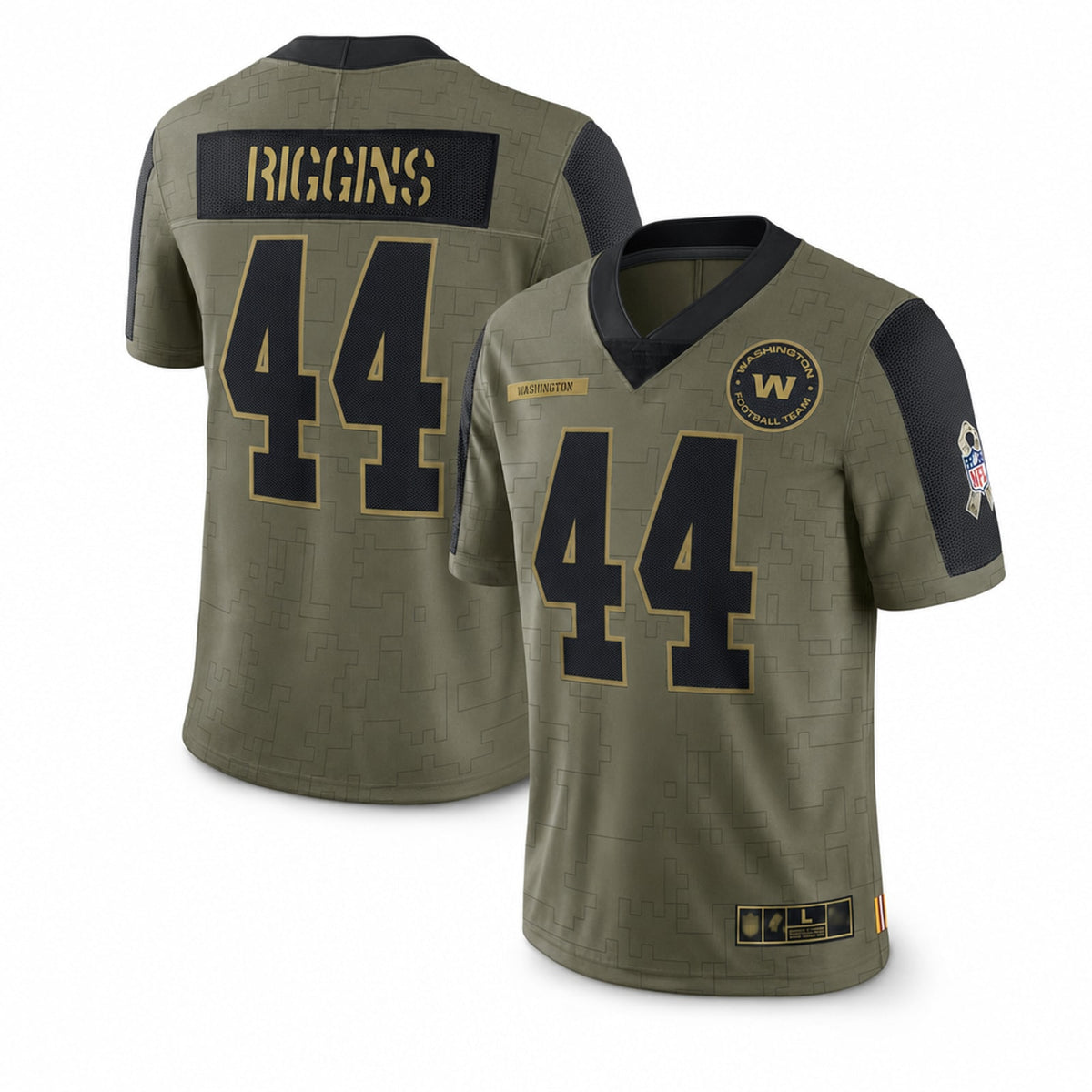 W.Commanders John Riggins #44 Salute To Service Player Jersey - 1