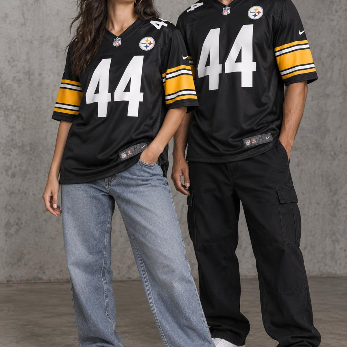 Men's Pittsburgh Steelers Markus Golden Black Game Jersey JS8344 - 3